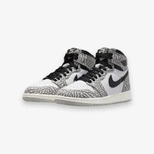 Air Jordan 1 Retro High OG GS Tech Grey Muslin Black White  FD1437-052