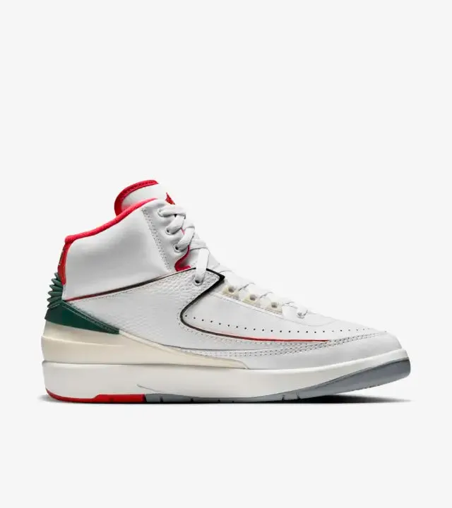 Air Jordan 2 Retro White Fire Red Fir Sail DR8884-101