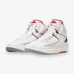 Air Jordan 2 Retro White Fire Red Fir Sail DR8884-101