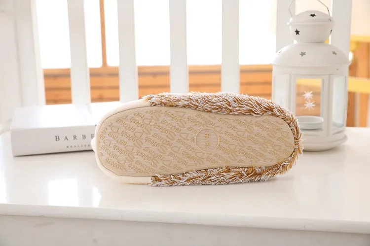 Animal Slippers Cartoon Cute Hedgehog Home Interior Floor Cotton Slippers UGG Style