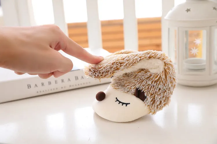 Animal Slippers Cartoon Cute Hedgehog Home Interior Floor Cotton Slippers UGG Style
