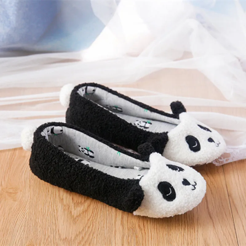 Animal Slippers Spring and autumn Winter home panda home cotton slippers UGG Style