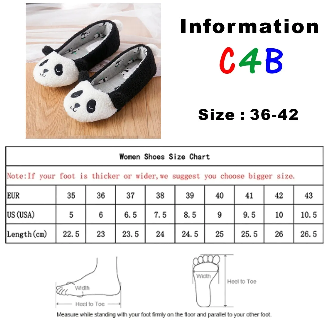 Animal Slippers Spring and autumn Winter home panda home cotton slippers UGG Style