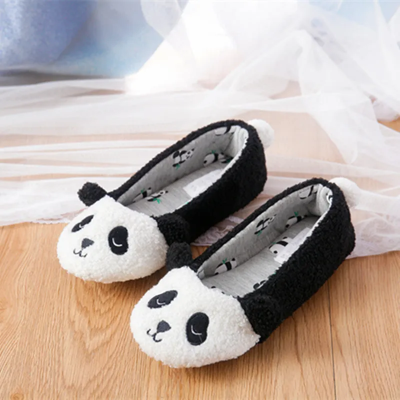 Animal Slippers Spring and autumn Winter home panda home cotton slippers UGG Style