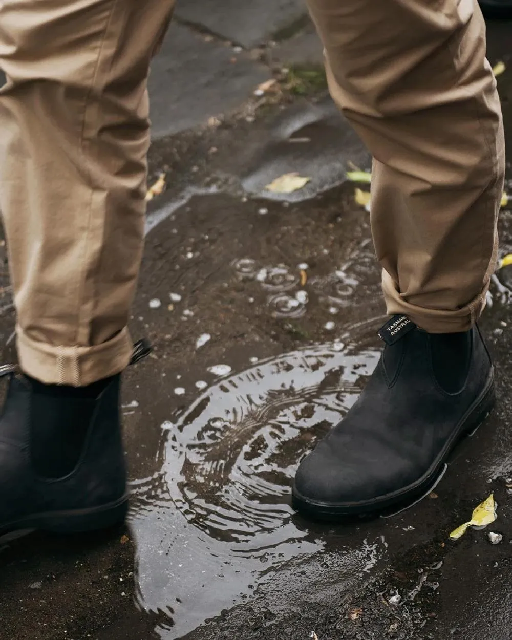 Blundstone 587 Rustic Black Leather Boots