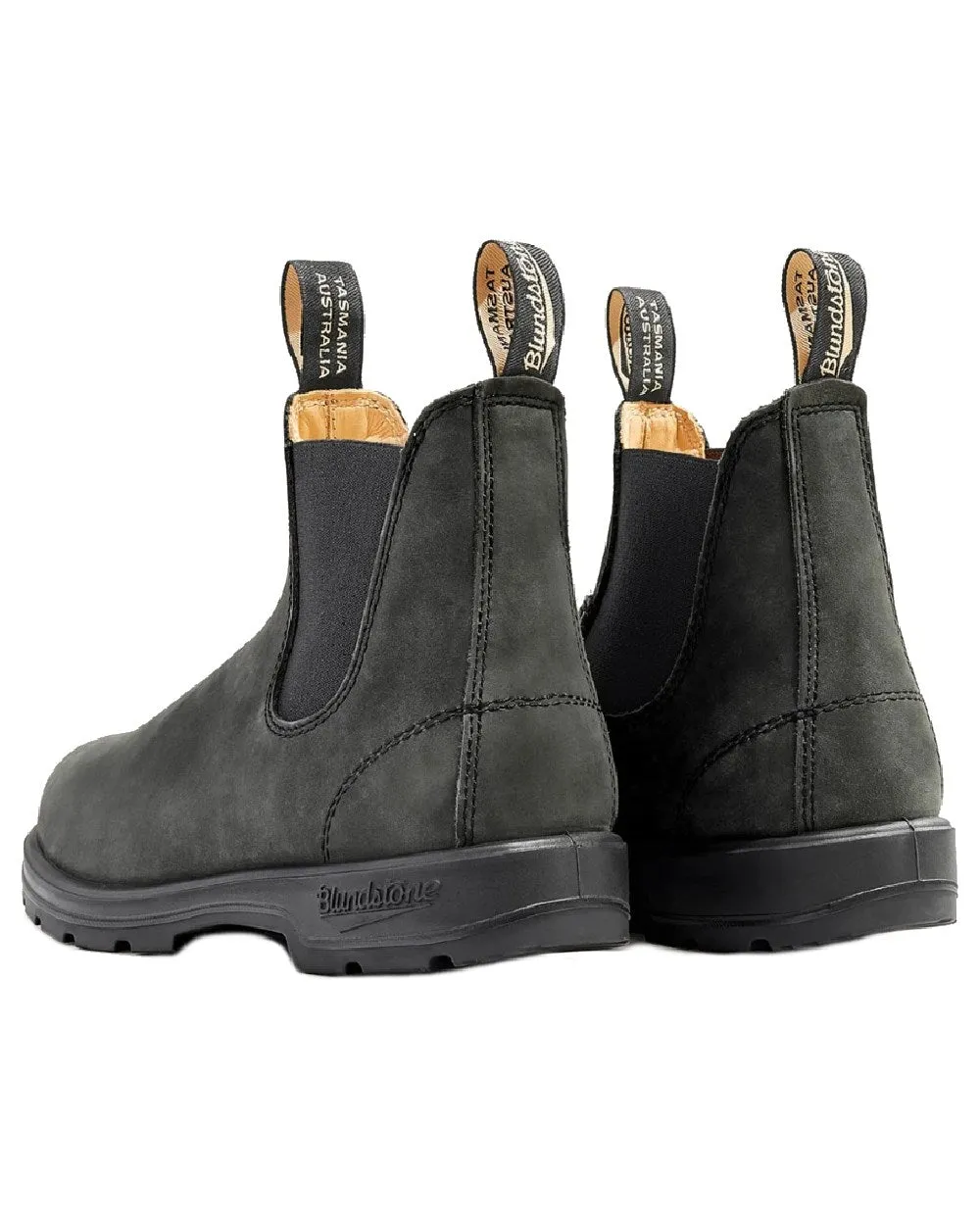 Blundstone 587 Rustic Black Leather Boots