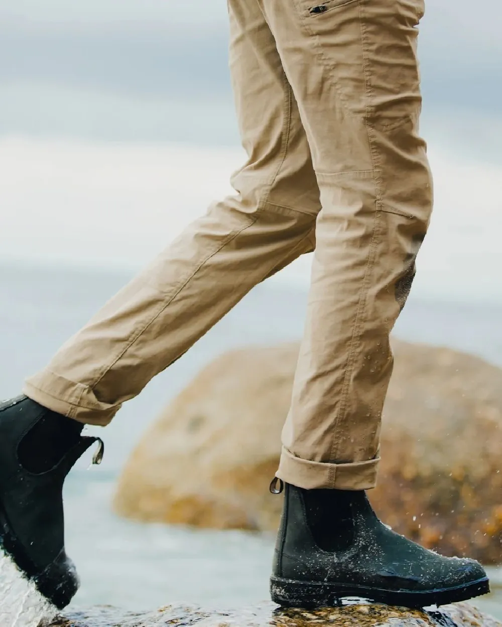 Blundstone 587 Rustic Black Leather Boots
