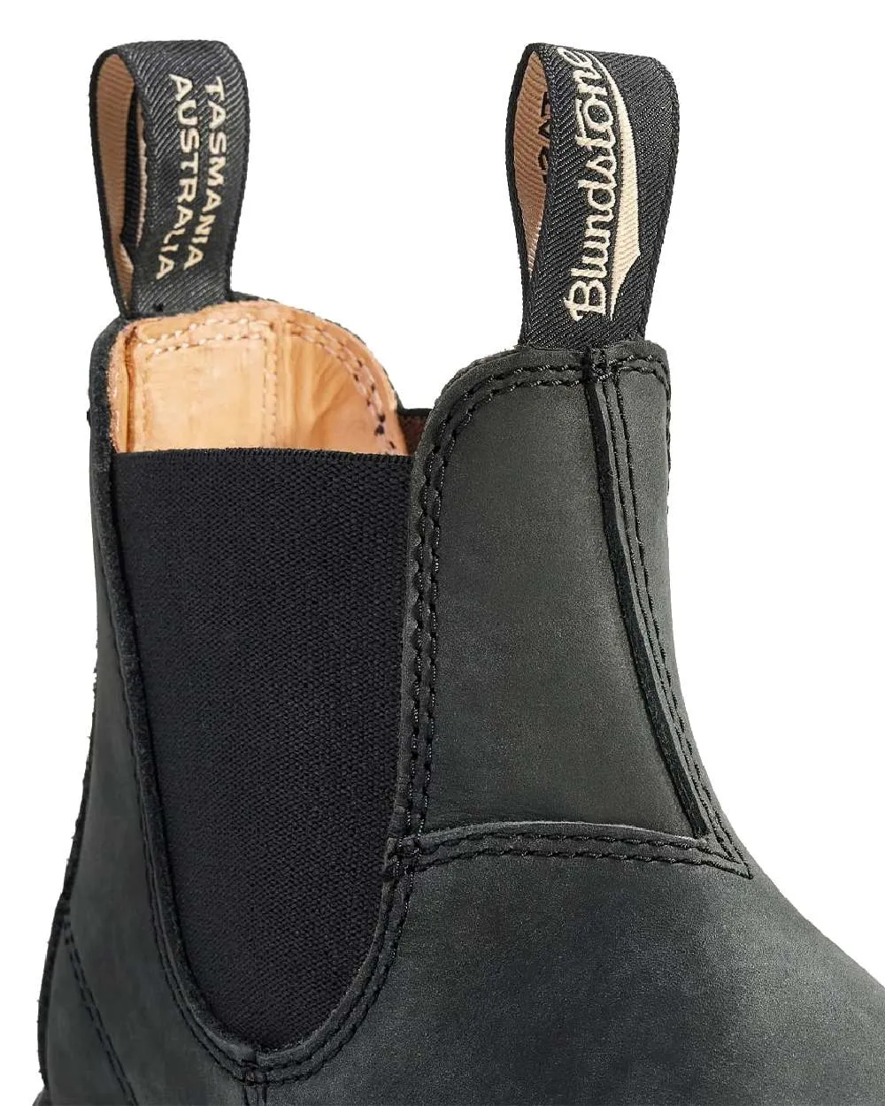 Blundstone 587 Rustic Black Leather Boots