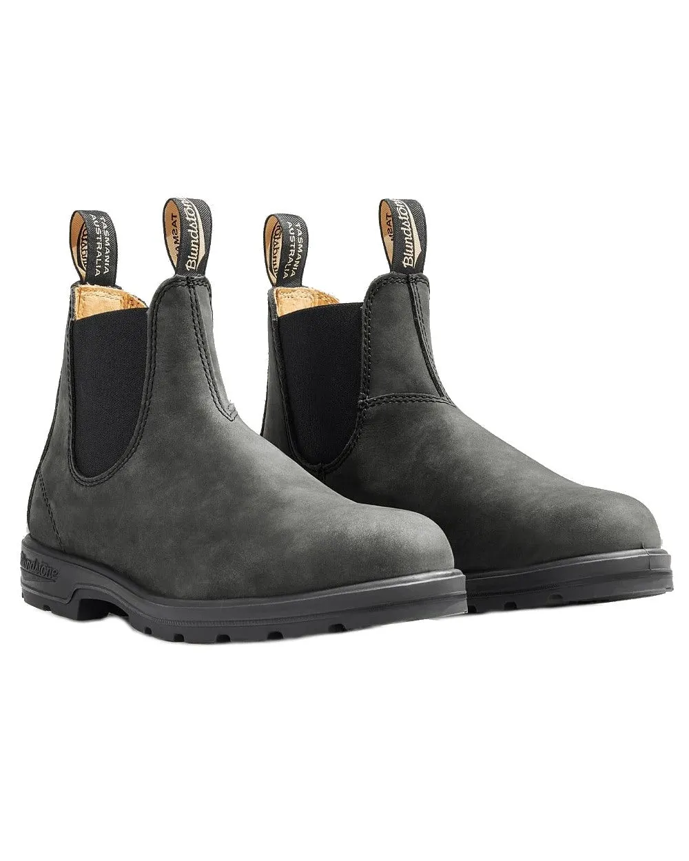 Blundstone 587 Rustic Black Leather Boots