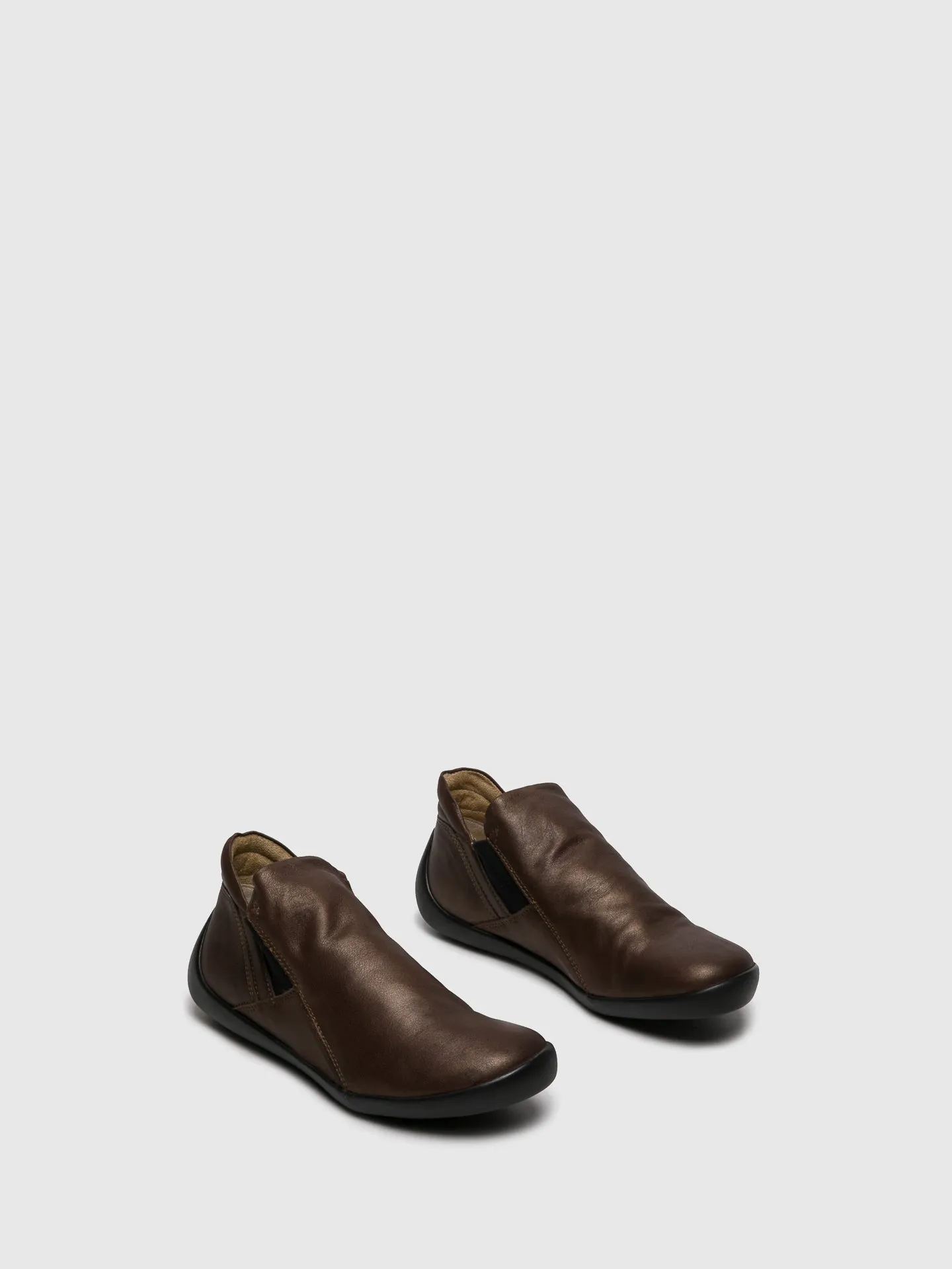 Brown Sock Ankle Boots
