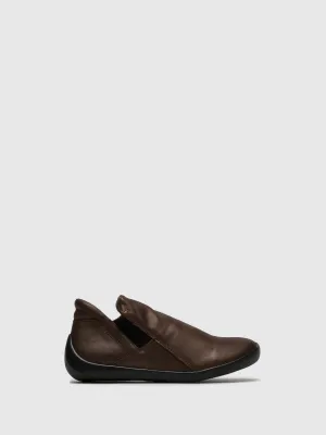 Brown Sock Ankle Boots