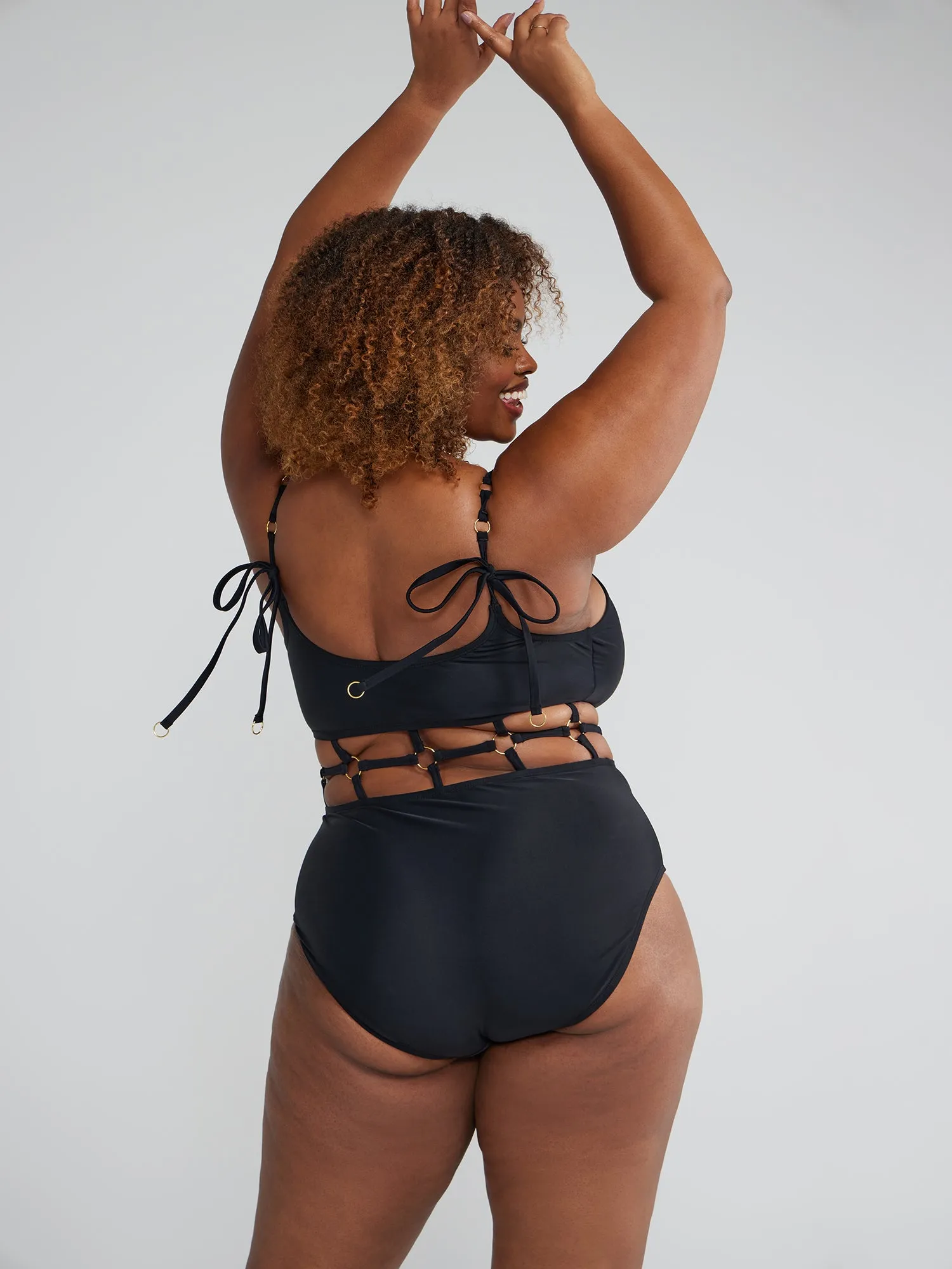 Caged Detail One-Piece Swimsuit