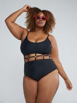 Caged Detail One-Piece Swimsuit