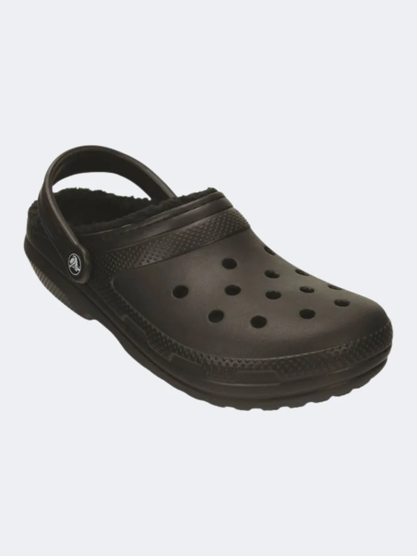 Crocs Classic Lined Clog Unisex Lifestyle Slippers Black