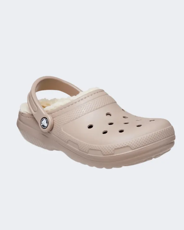 Crocs Classic Lined Clog Unisex Lifestyle Slippers Mushroom/Bone
