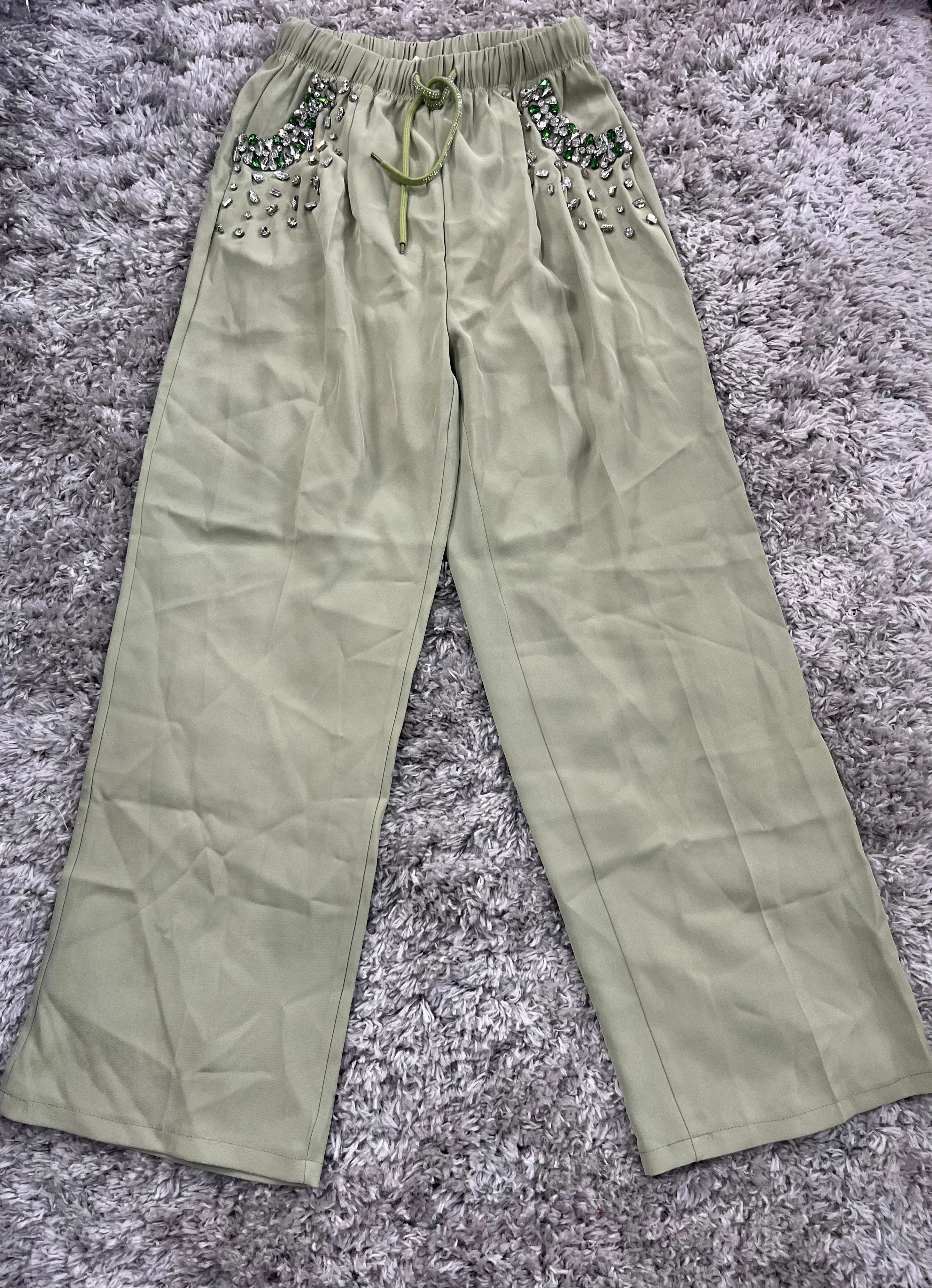 Crystal Pockets Pants