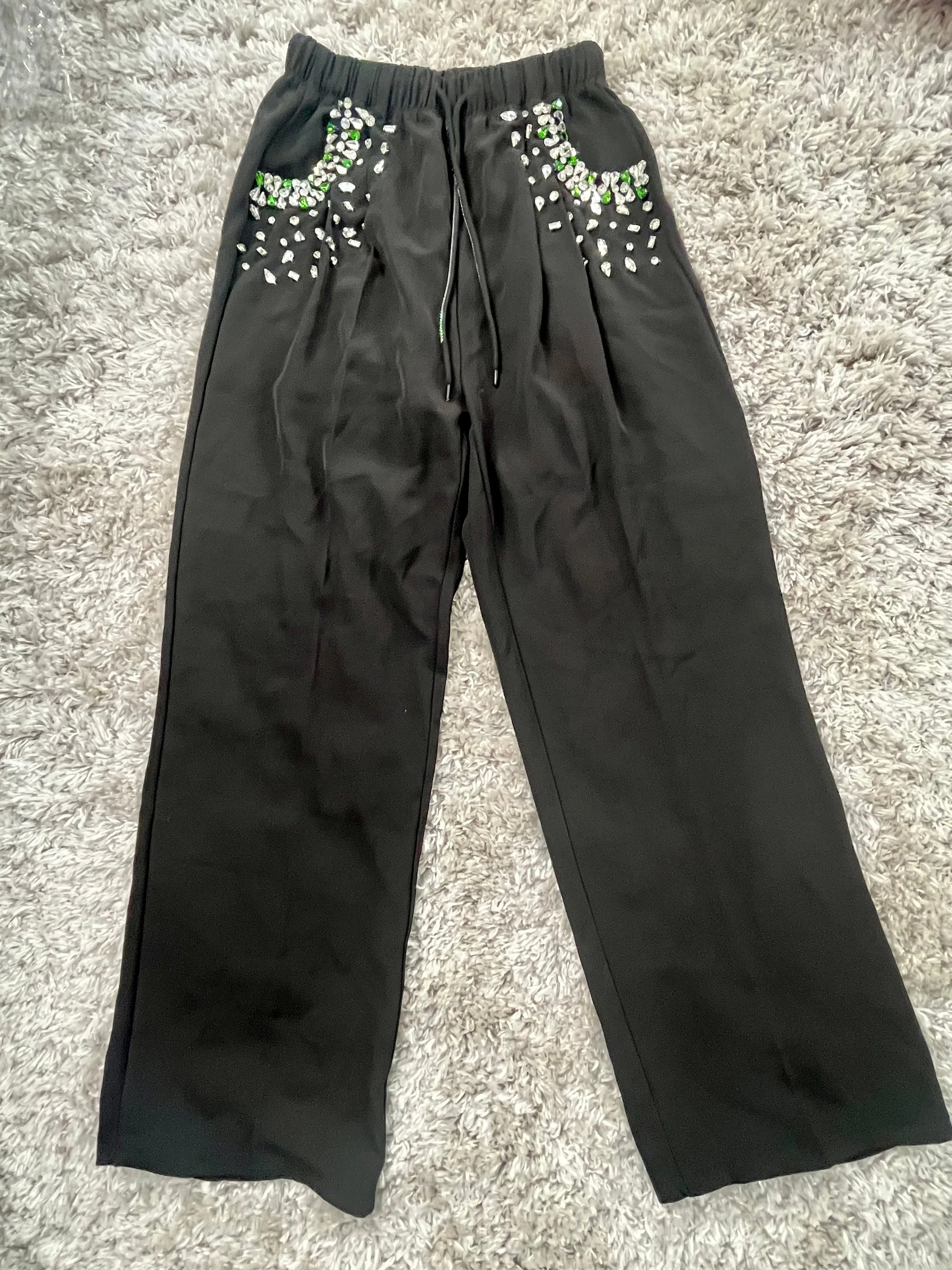 Crystal Pockets Pants
