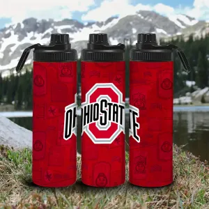 Customized Name University of Ohio Water Bottle
