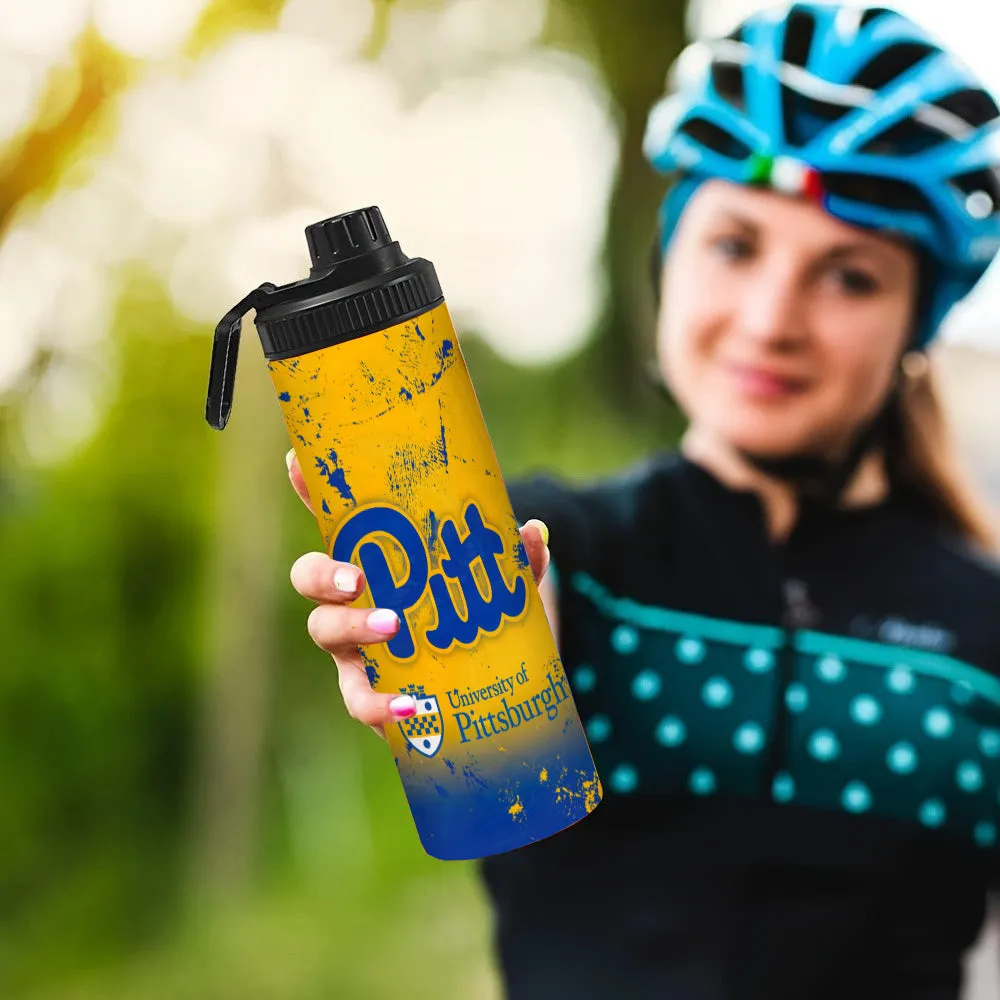 Customized Name University of Pittsburgh Water Bottle