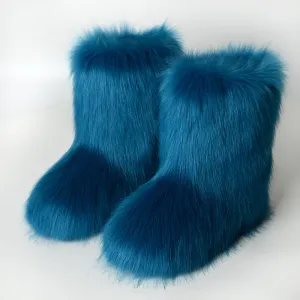 Deep Ocean Fuzzy Boots
