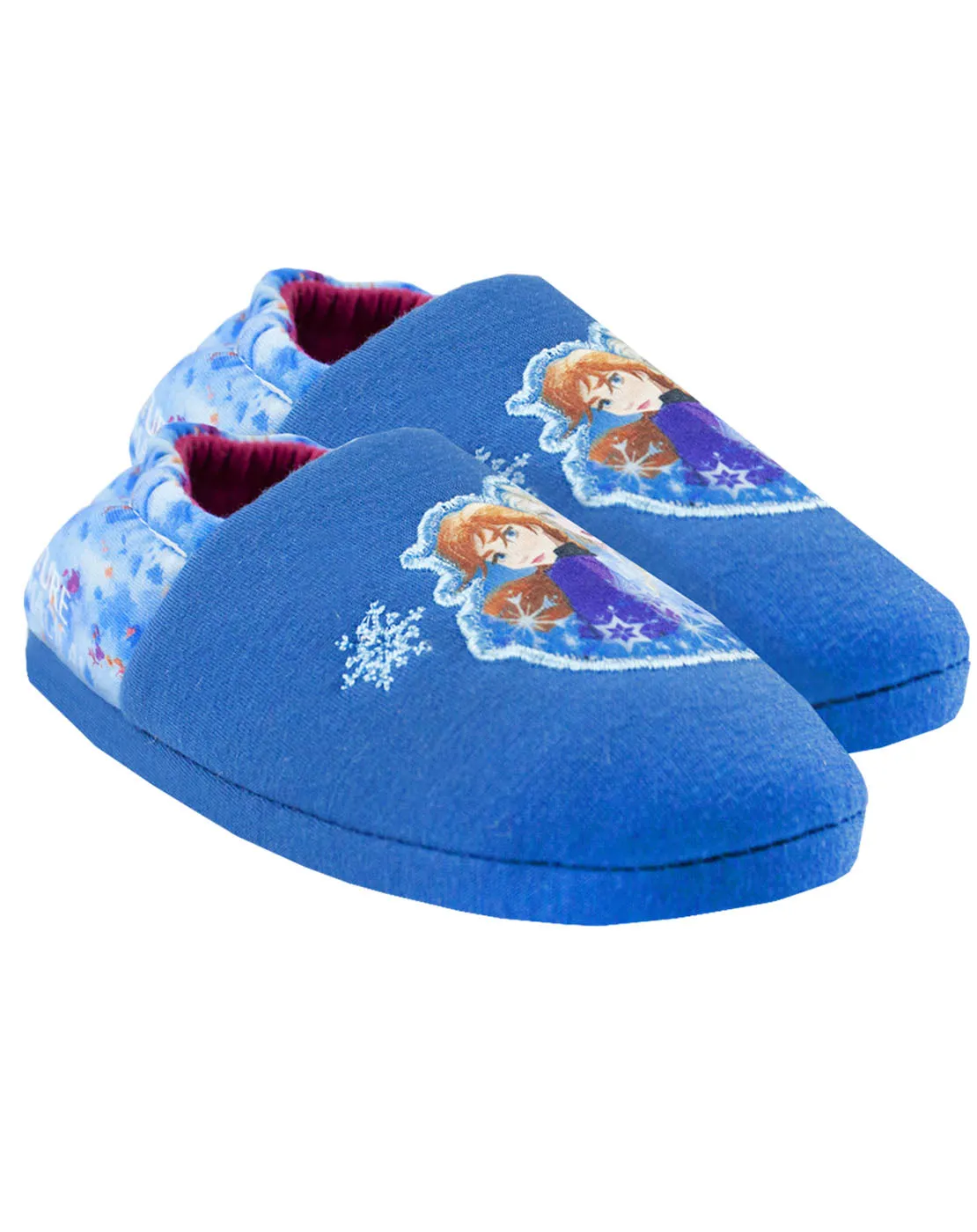 Disney Frozen 2 Anna & Elsa "Nature Is Magical" Girl's Novelty Character Slippers
