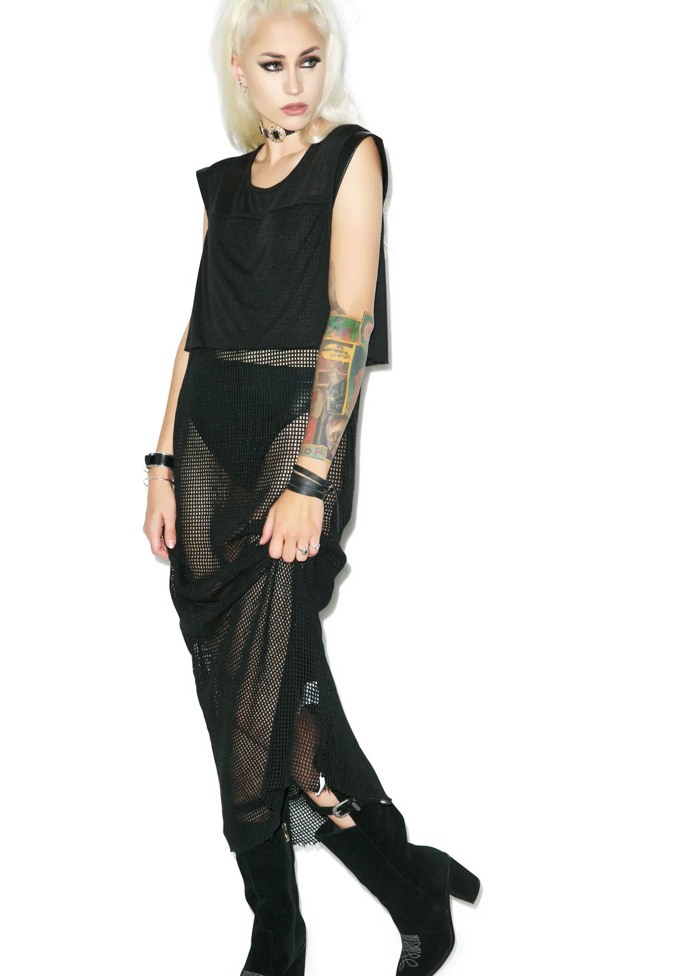 Falling Feather Maxi Dress