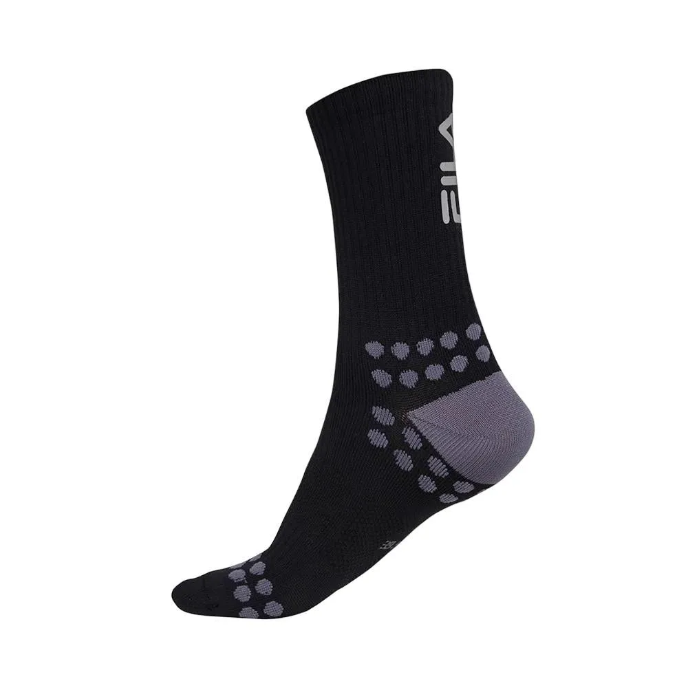Fila Running Medias Unisex Logo_Reflective Negro