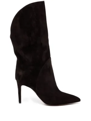 Gaia Midcalf 85mm Boot in Grape