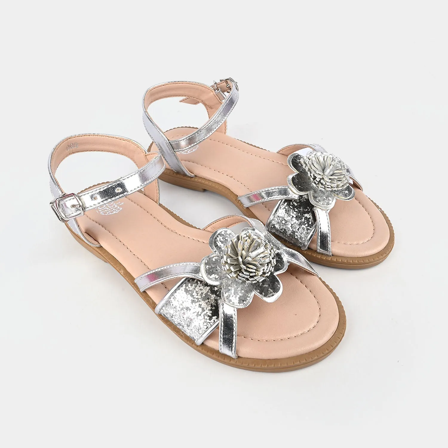 Girls Sandal AS-004-SILVER