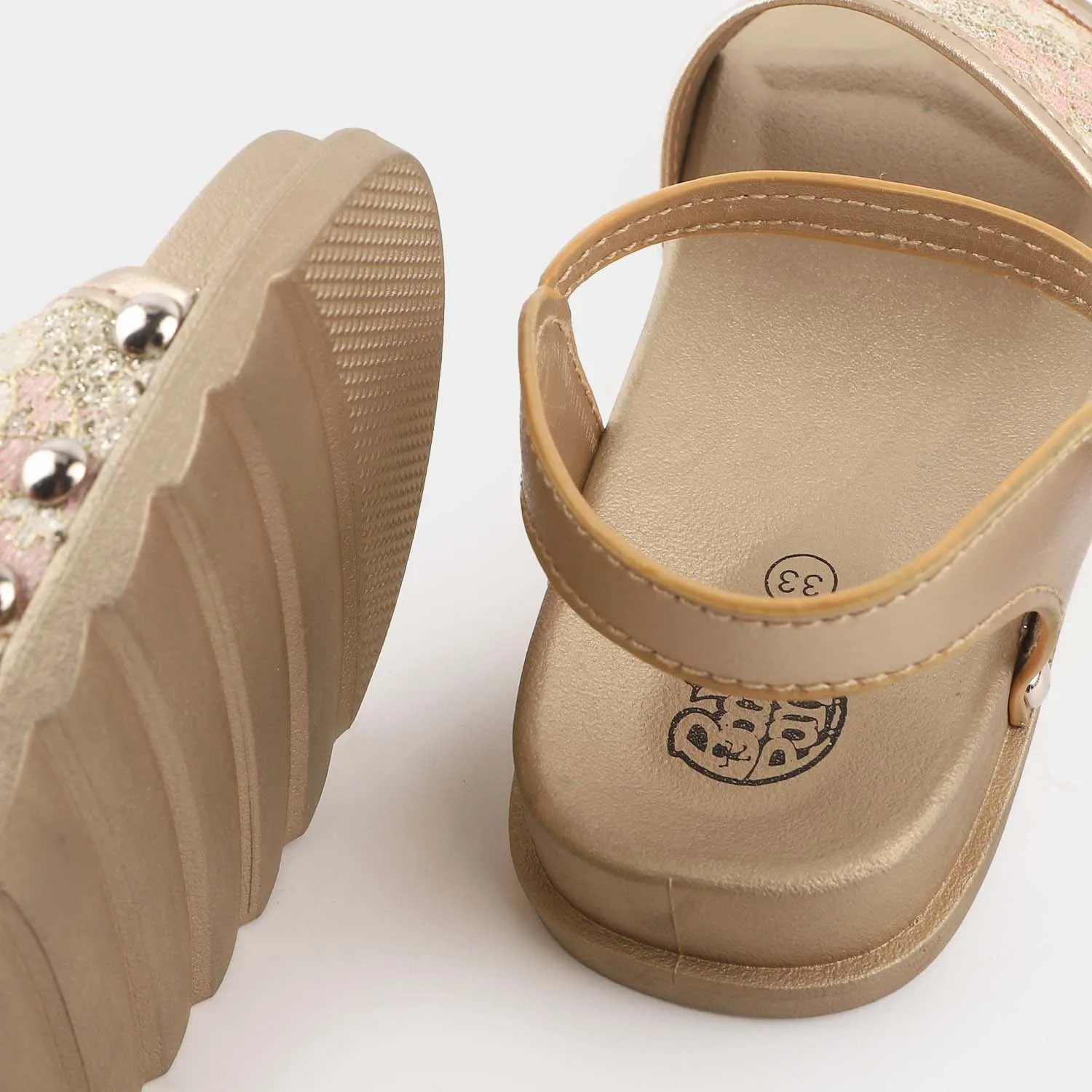 Girls Sandal SA-33-Golden