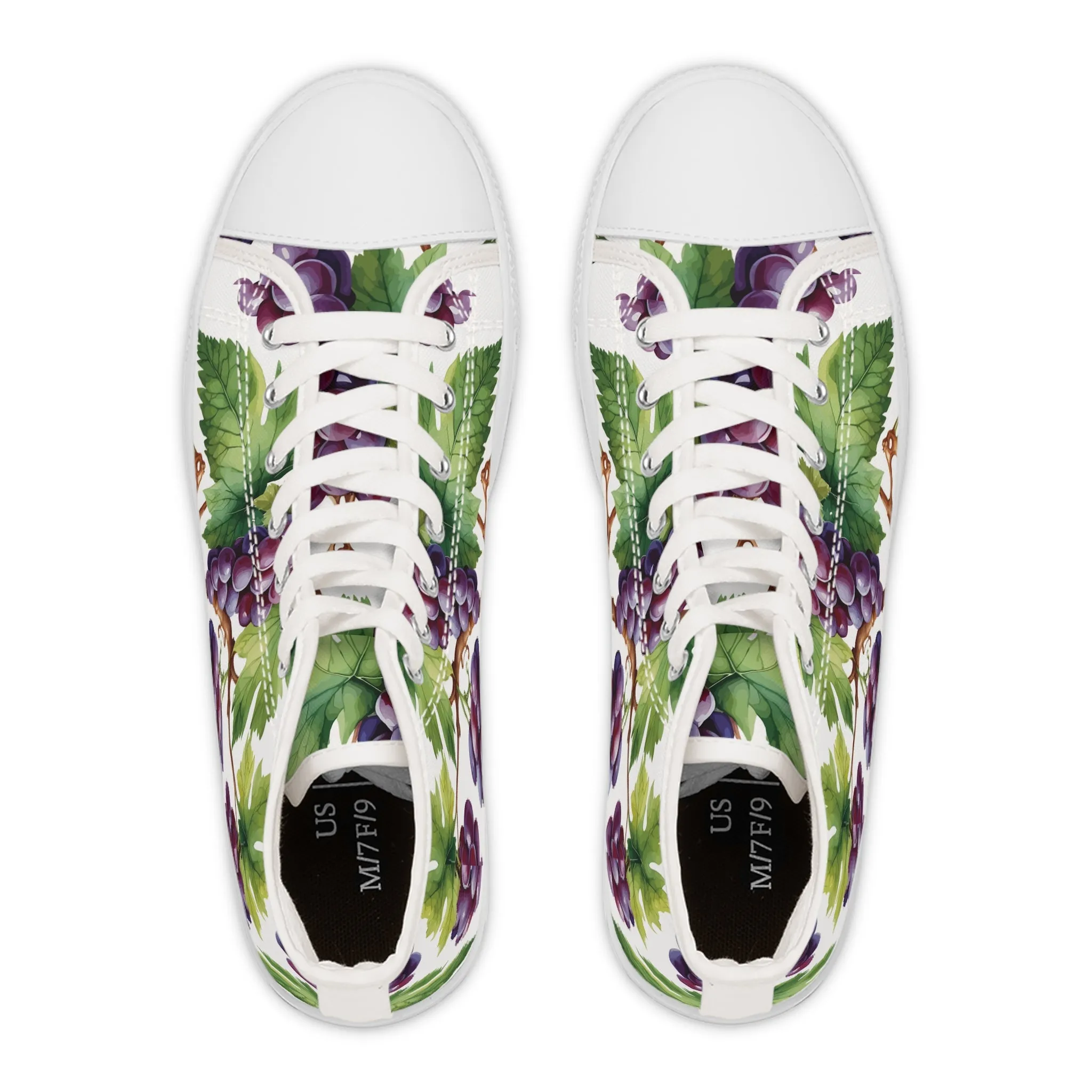 Grape Women's High Top Sneakers