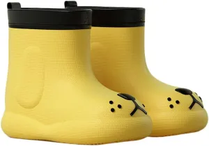 JadeRich Toddler Kids Easy On Waterproof Rain Boots Lightweight Rainboots for Baby Boys Girls