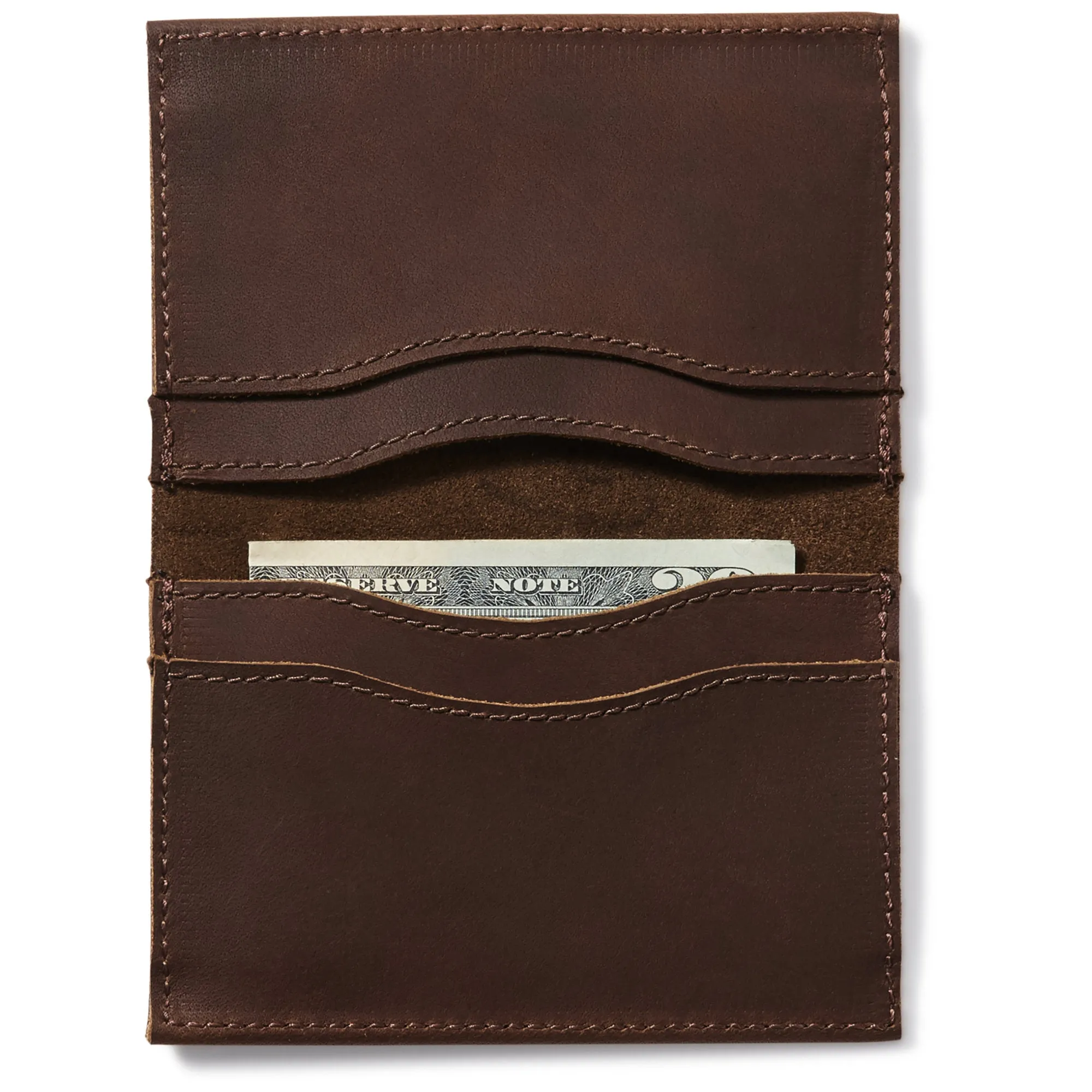 Leather Wallet - Brown