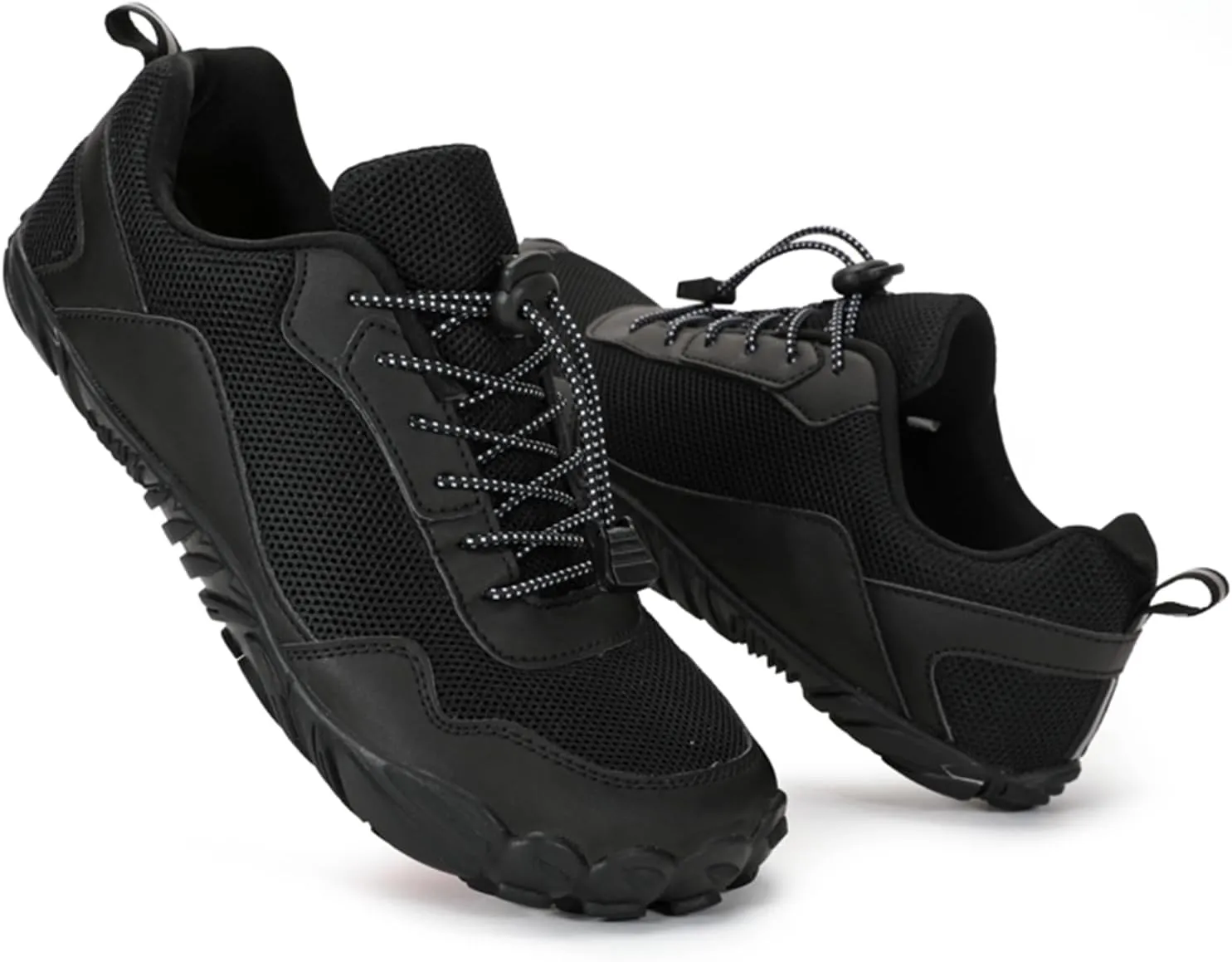 Men's Barefoot Shoes Minimalist Wide Toe Trail Running Shoes Breathable Cross Training Shoe for Gym Climbing Hiking