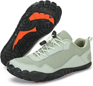 Men's Barefoot Shoes Minimalist Wide Toe Trail Running Shoes Breathable Cross Training Shoe for Gym Climbing Hiking