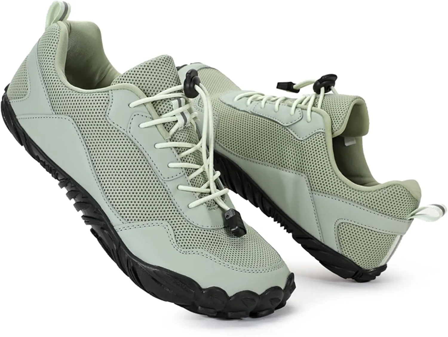 Men's Barefoot Shoes Minimalist Wide Toe Trail Running Shoes Breathable Cross Training Shoe for Gym Climbing Hiking