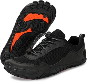 Men's Barefoot Shoes Minimalist Wide Toe Trail Running Shoes Breathable Cross Training Shoe for Gym Climbing Hiking