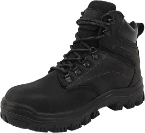 Mens steel toe work boots - ASTM Steel Toe   Waterproof   2 Different Insoles   Anti-slip Rubber Outsole   Multiple Application Scenarios