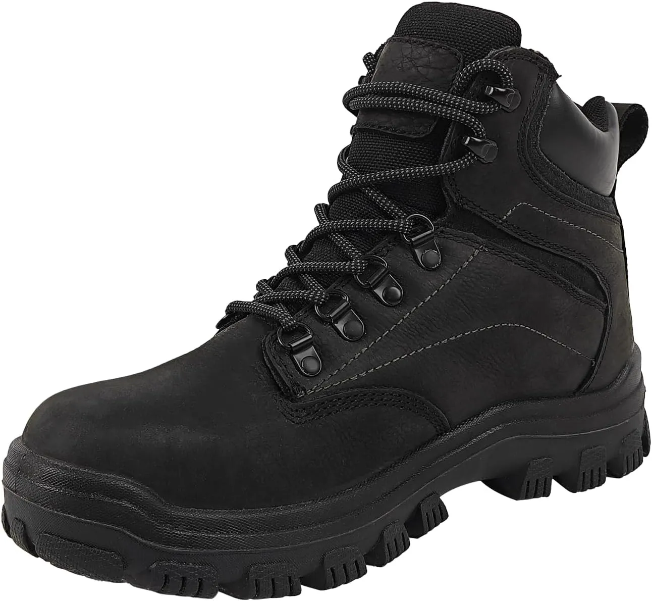 Mens steel toe work boots - ASTM Steel Toe   Waterproof   2 Different Insoles   Anti-slip Rubber Outsole   Multiple Application Scenarios