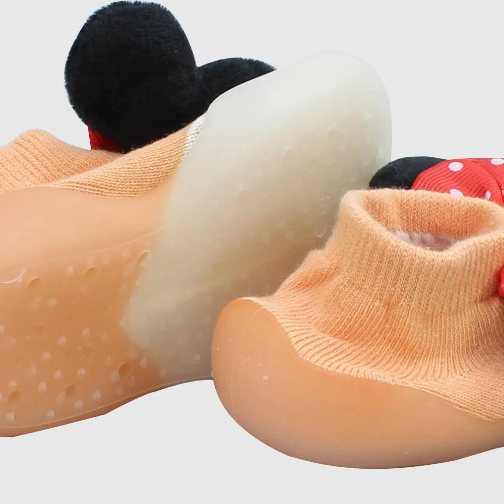 MINNIE MOUSE GRIPPER SLIPPER WINTER THICK COTTON BABY SOCKS