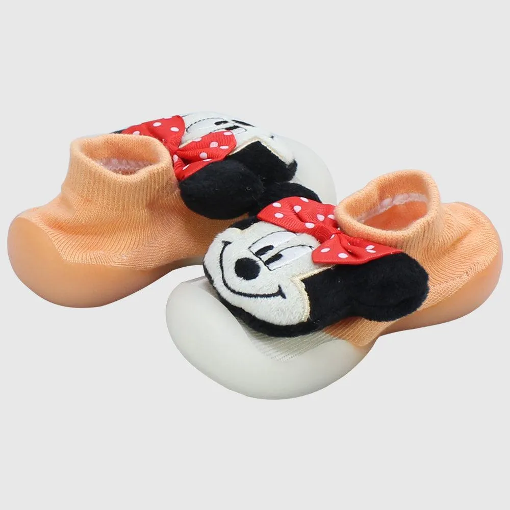 MINNIE MOUSE GRIPPER SLIPPER WINTER THICK COTTON BABY SOCKS