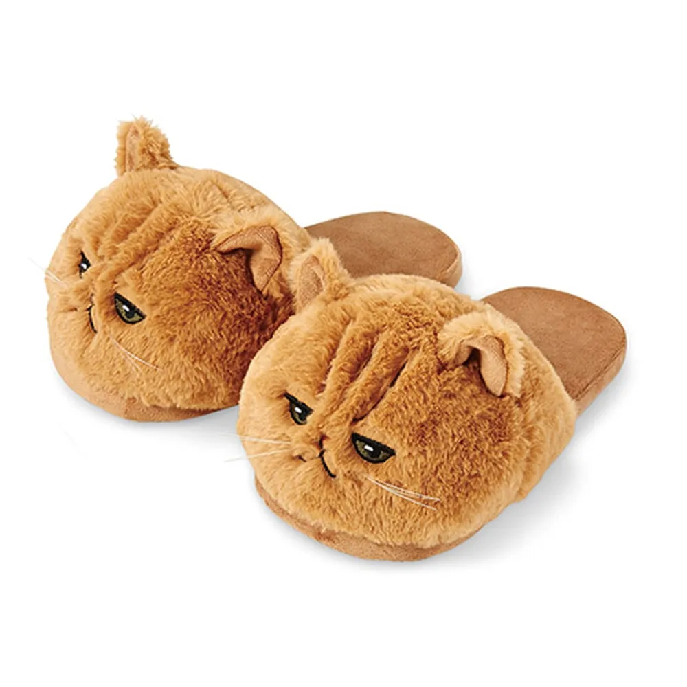 Pat and Pet Emporium | Shoes | Women's Plush Kitten Slippers