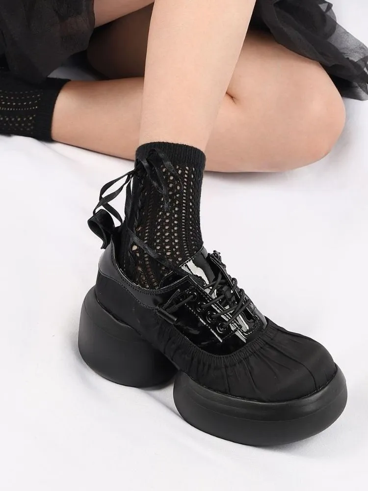 Platform heel short boots【s0000004480】