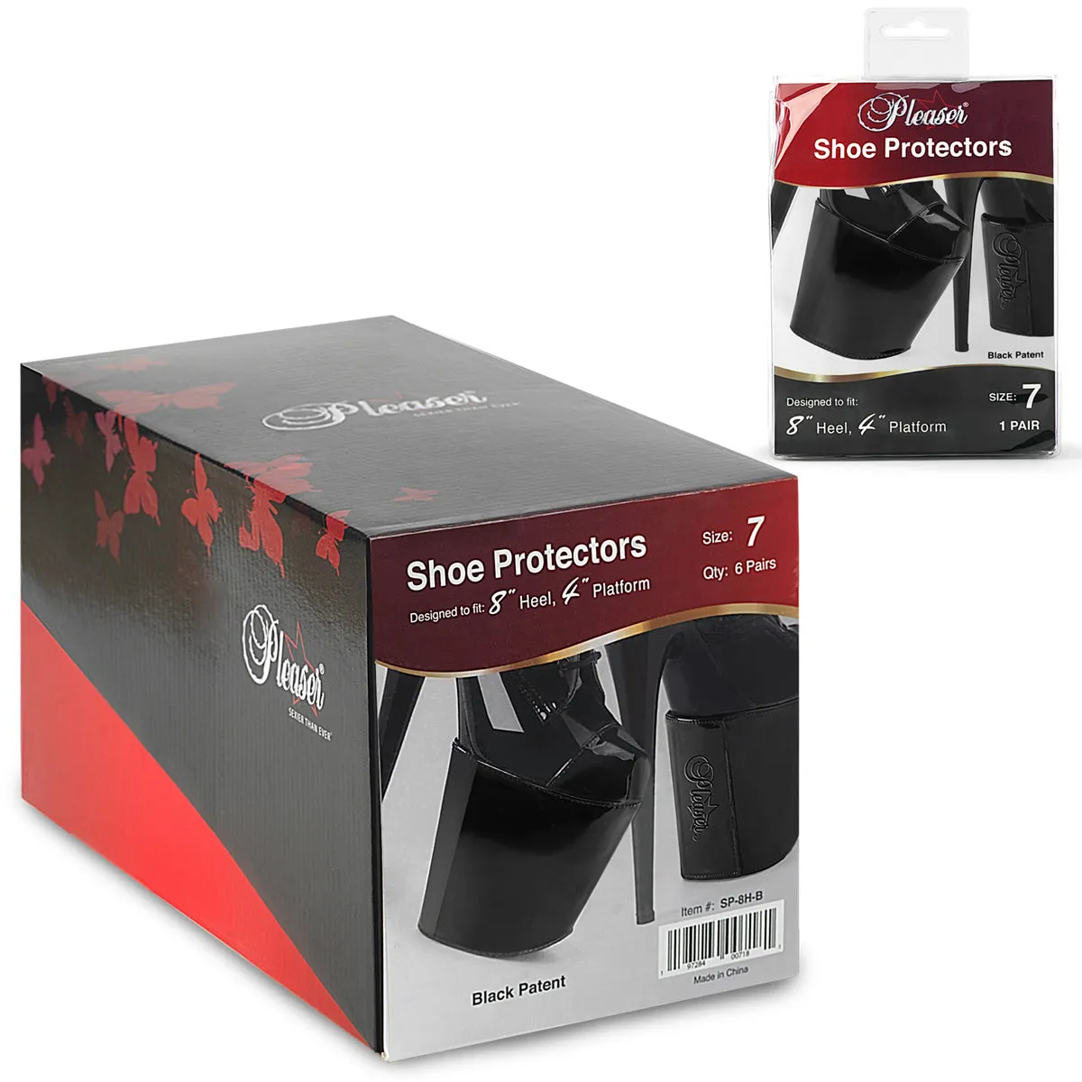 Pleaser Shoe Protectors For 8" Heels