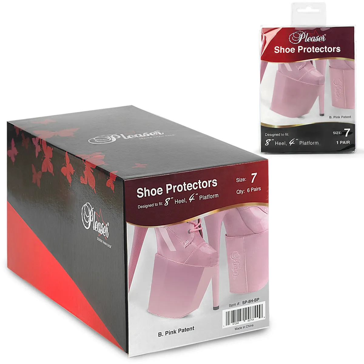 Pleaser Shoe Protectors For 8" Heels