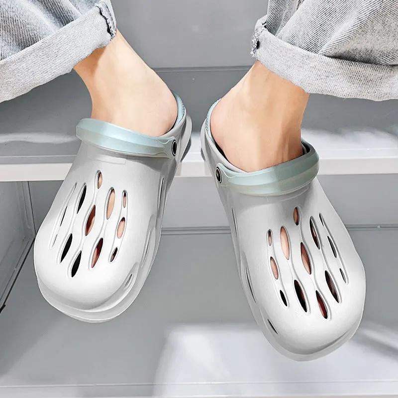 Soft soled indoor outdoor slippers