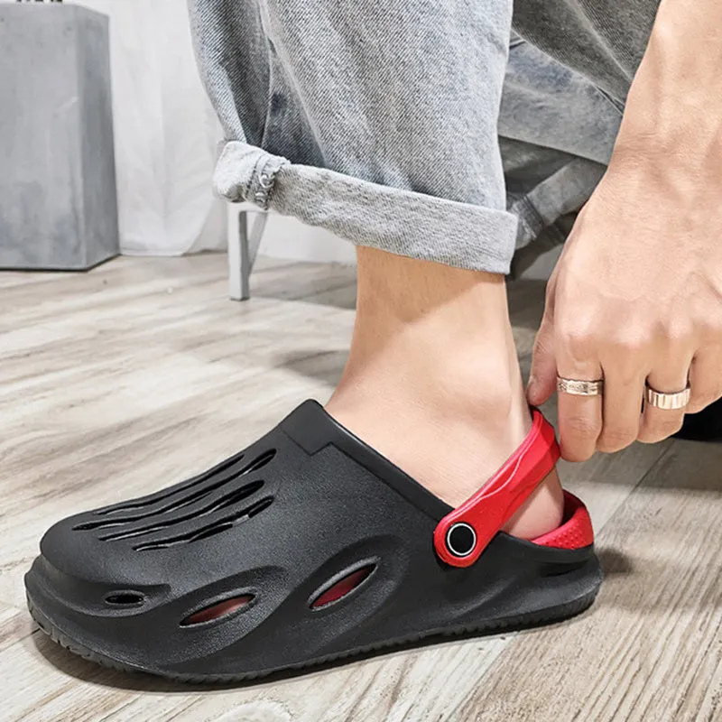 Soft soled indoor outdoor slippers
