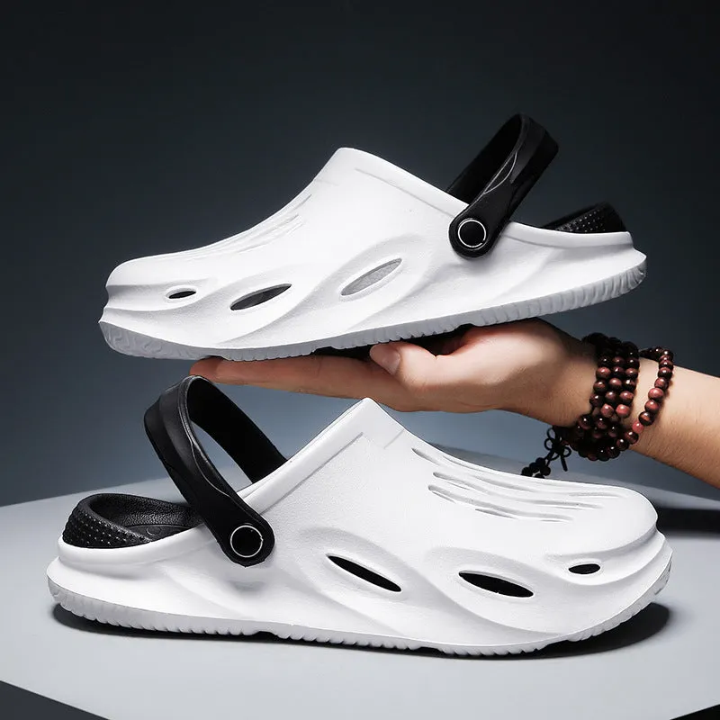 Soft soled indoor outdoor slippers