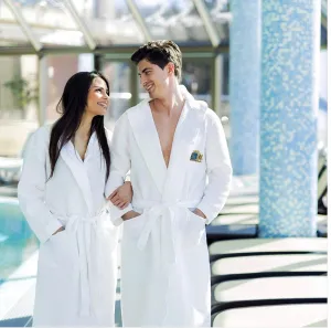 SPA ROBE WAFFLE KIMONO & SLIPPERS