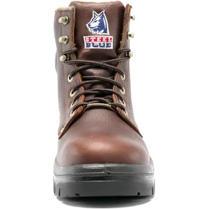 Steel Blue Men's Argyle 6" Steel Toe Work Boot - Brown - 812952